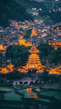 Unique dong ancient village