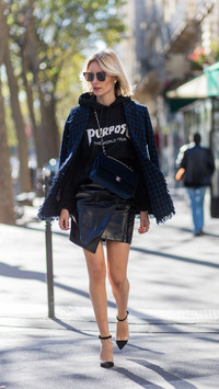How to wear a sweater in early autumn