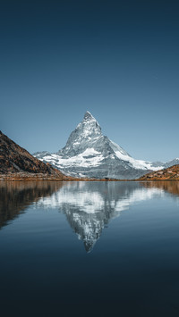 Peaceful Waters, Mirroring Mountain's Grandeur