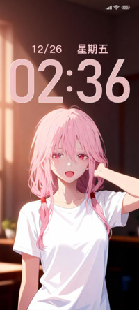 二次元粉晴少女