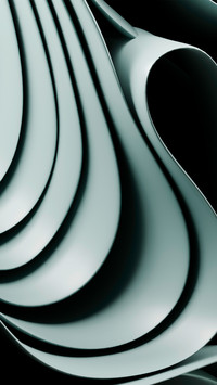 The flowing shape of art