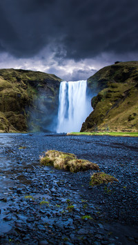 Skoga falls iceland