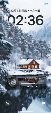 景深冬雪暖屋