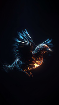 Creative Black Bird