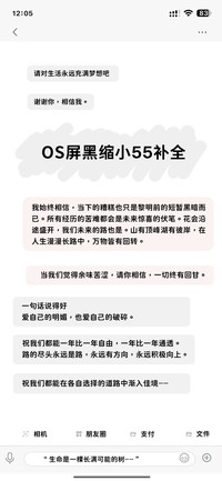 OS屏黑缩小55补全