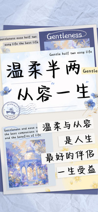 温柔半两从容一生