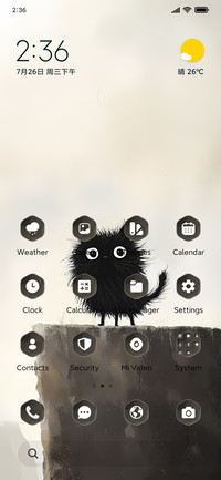 Fluffy cliff
