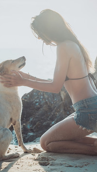 欧美女生写真壁纸-锐景创意