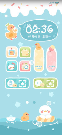 夏日萌萌鸭