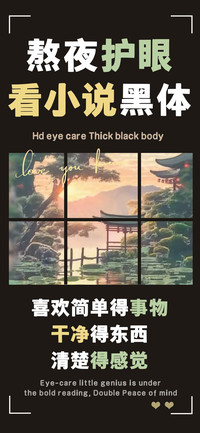 熬夜护眼看小说黑体