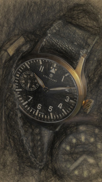 Bronze Pilot plus Da Vinci's Sketch MIUI Wallpaper 1080x1920