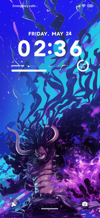 Purple flame