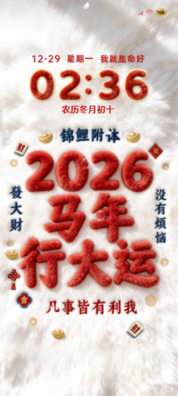 2026行大运 毛绒