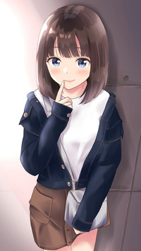 羞涩少女