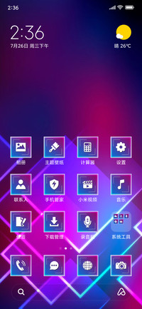 Geometric Shapes neon light_3MDS