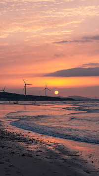 Sunset at the beach