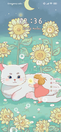 Cure the white cat