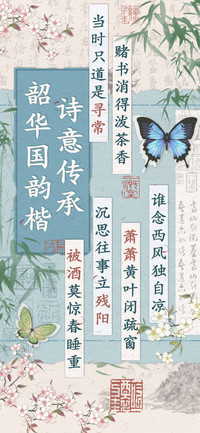诗意传承韶华国韵楷