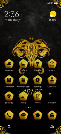 Zodiac golden