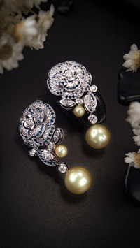 Beautiful Pearl Earring Jewellery