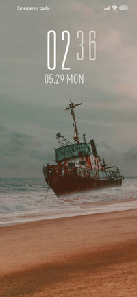 beach ship
