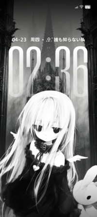 黑白少女氛围感