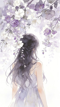 紫色调的温柔