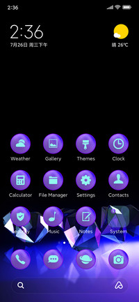 amoled crystals