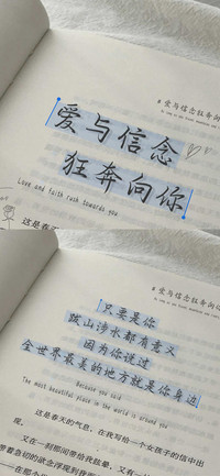 爱与信念狂奔向你