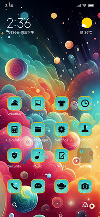 abstract galaxy