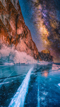Lakeside night view