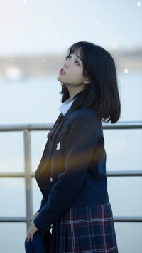 清纯可爱女生-锐景创意