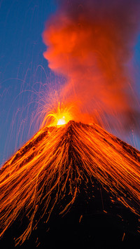 How powerful is a volcano