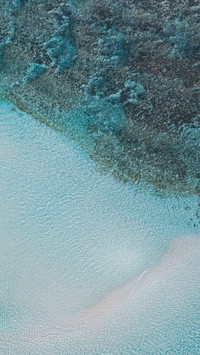 Drone flight over Ningaloo Reef, Australia