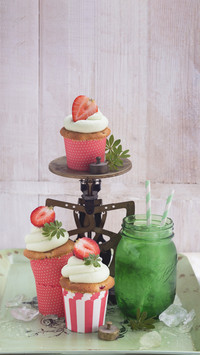 Practice of Strawberry Cupcake 3