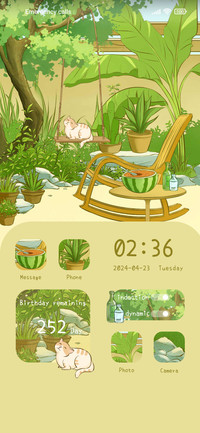 Garden cat