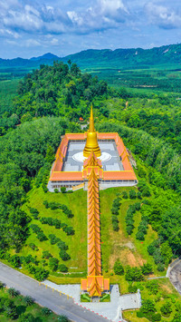 Beautiful scenery of Thai temples