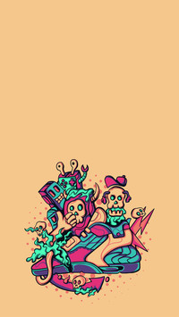 Illustration of cool sneakers