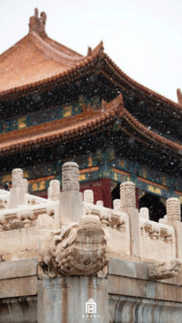 雪落故宫