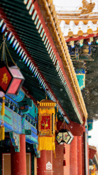 雪落故宫