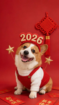 柯基贺岁福满 2026