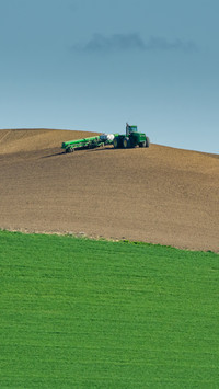 Beautiful view of the farmland