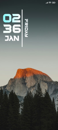 Mountain trees