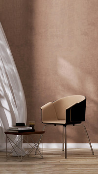 Mid century design leather chair