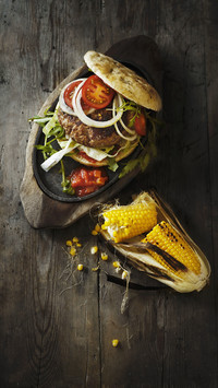 A wonderful hamburger