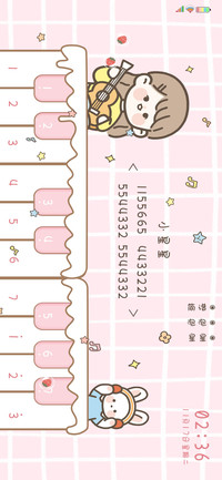 小女孩弹钢琴