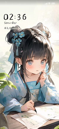 Studying Girl