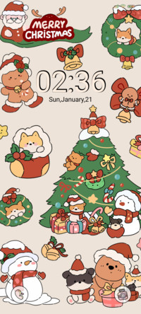 Christmas sticke