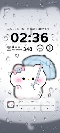 Umbrella cat