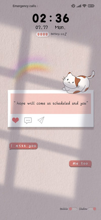 Warm message